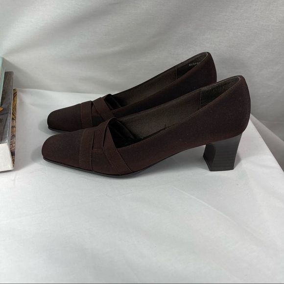 Life stride comfort sole suspense slip on brown low heel womens shoes size 6.5 - Picture 16 of 16